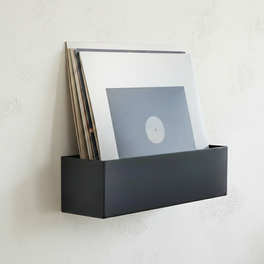 Studio 57 Vinyl Væg Display (sort)