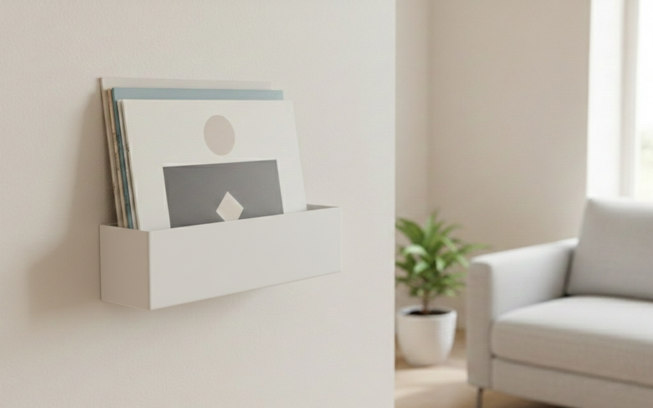 Studio 57 Vinyl Seinänäyttö (valkoinen)