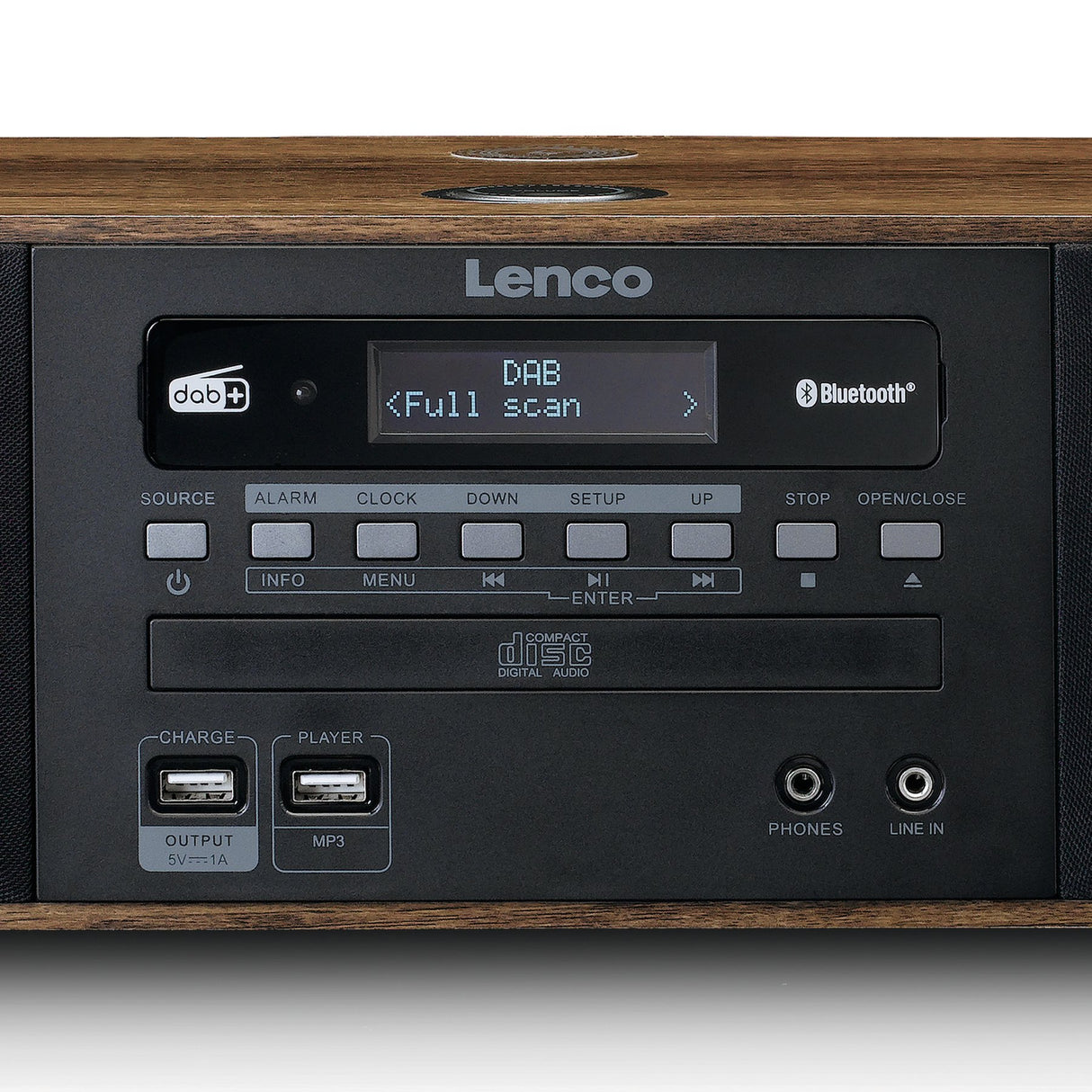 Lenco DAR-051WD DAB+ Radio (ruskea)