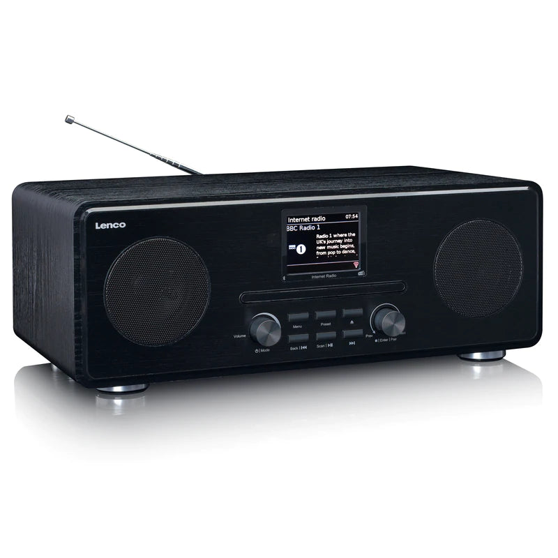 Lenco DIR-260 Internet Radio (musta)