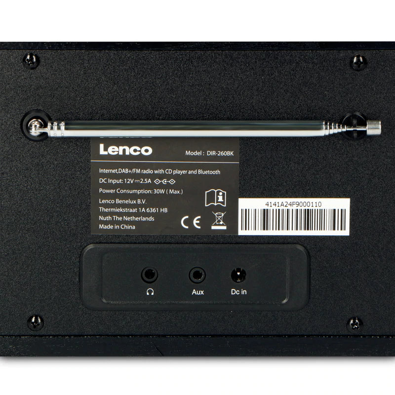 Lenco DIR-260 Internet Radio (musta)