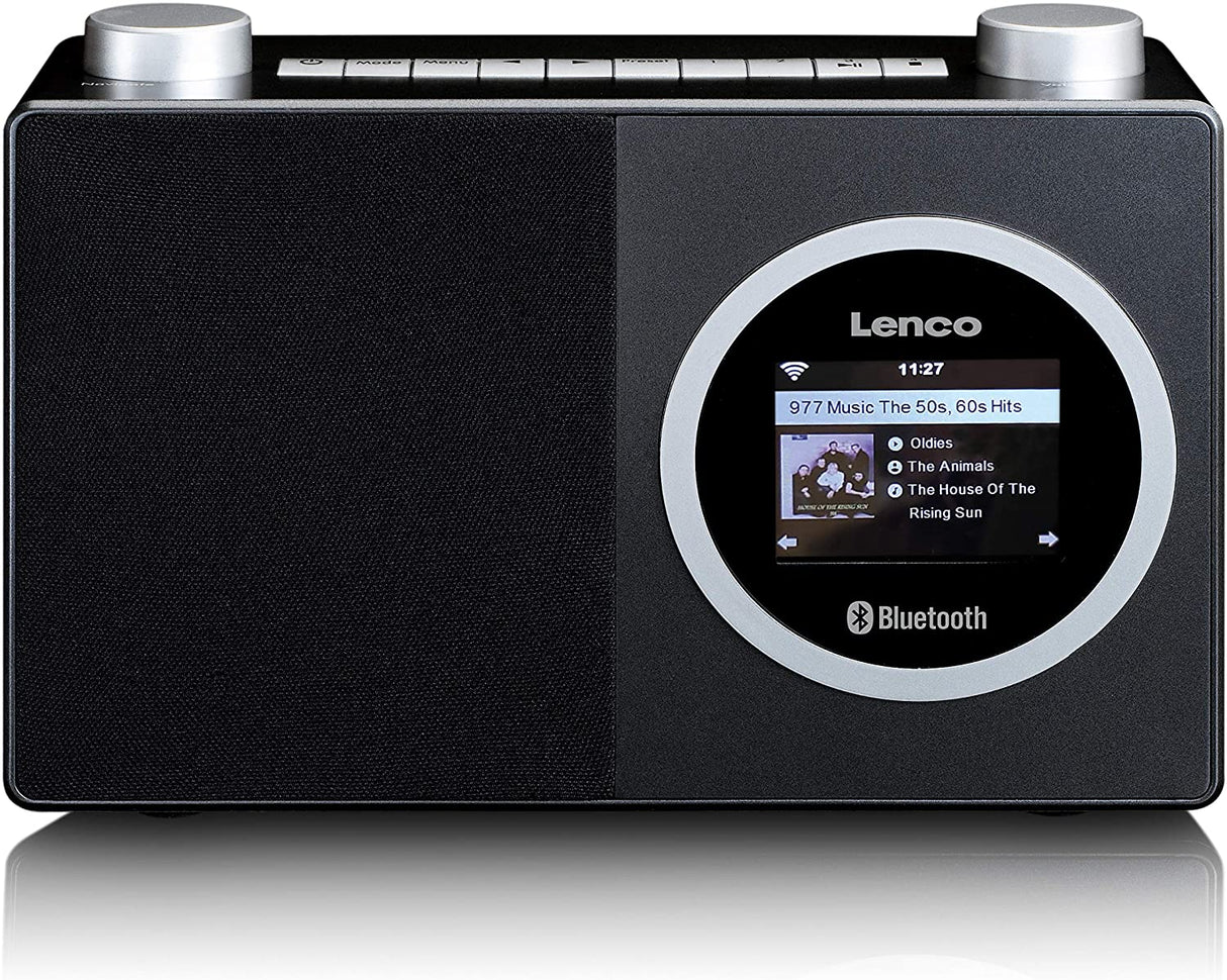 Lenco DIR-70 Internet Radio m. Bluetooth (Musta)