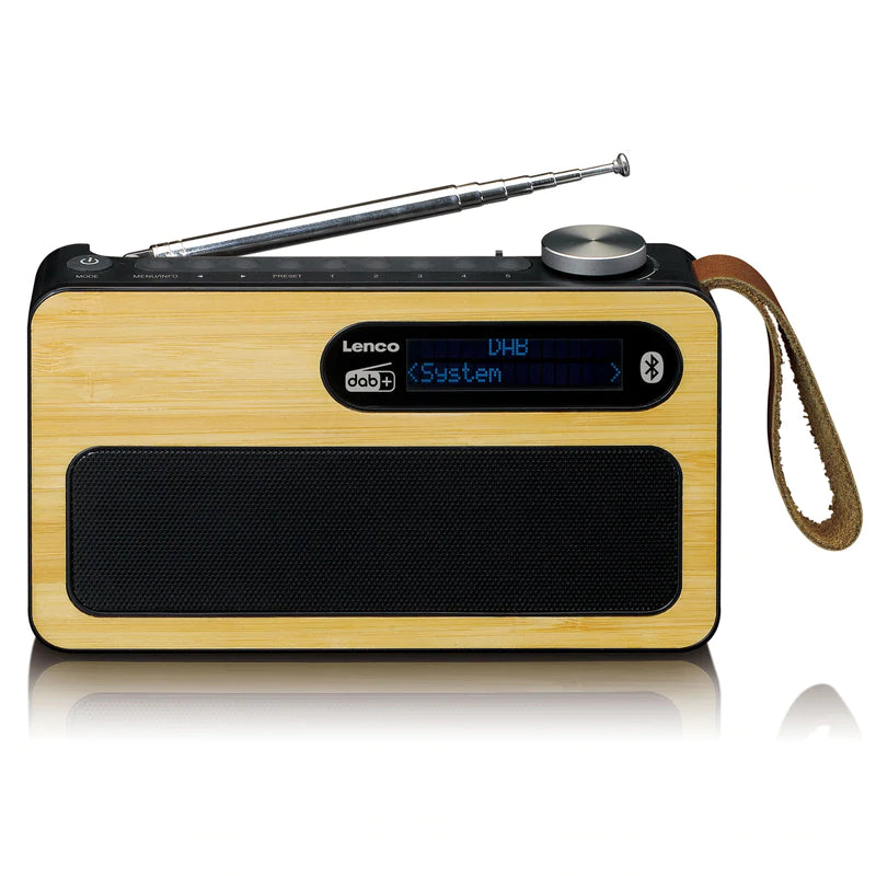 Lenco PDR-040 DAB+ Radio (Bambu/musta)