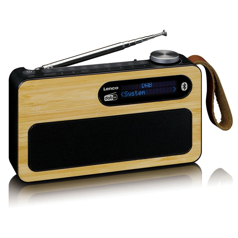 Lenco PDR-040 DAB+ Radio (Bambu/musta)