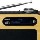 Lenco PDR-040 DAB+ Radio (Bambu/musta)