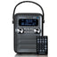 Lenco PDR-051 DAB+ Radio (musta/hopea)