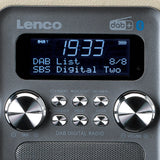 Lenco PDR-051 DAB+ Radio (Taupe/hopea)