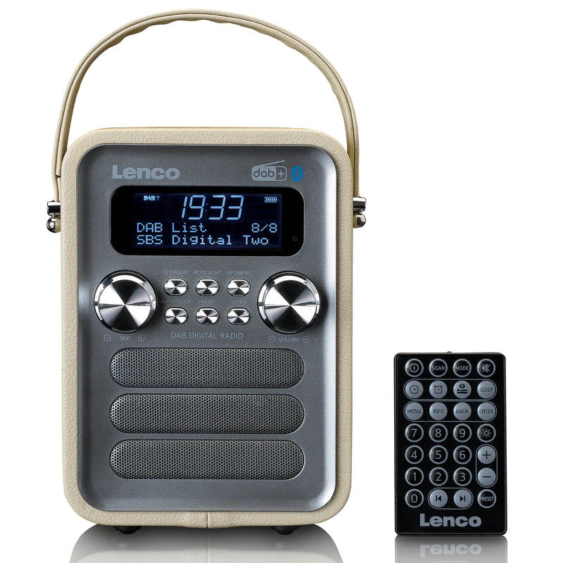 Lenco PDR-051 DAB+ Radio (Taupe/hopea)