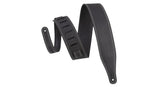Levys M17BDS kitarahihna 2 1/2", Black pull up top