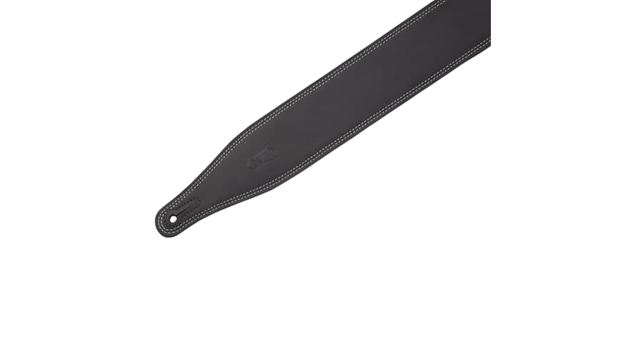Levys M17BDS kitarahihna 2 1/2", Black pull up top