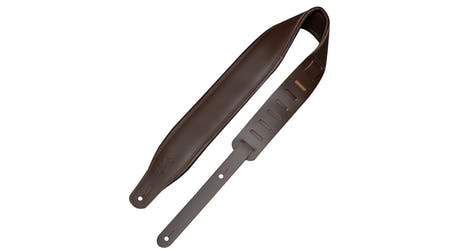 Levys M26PD kitarahihna 3", tummanruskea