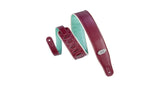 Levys M26VCP kitarahihna 2 3/4", burgundy seafoam