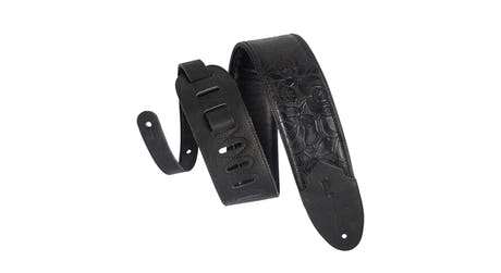 Levys M4WP -kitarahihna 3", Black Rose