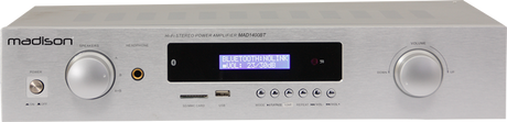 Madison HI-FI Stereo Vahvistin (Hopea, 2x140W)