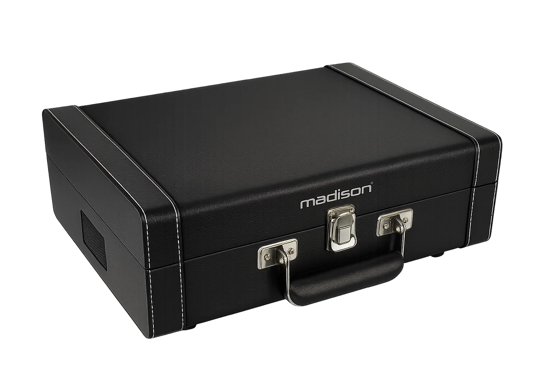 Madison Vintage Levysoitin Bluetoothilla (Musta)
