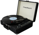 Madison Vintage Levysoitin Bluetoothilla (Musta)