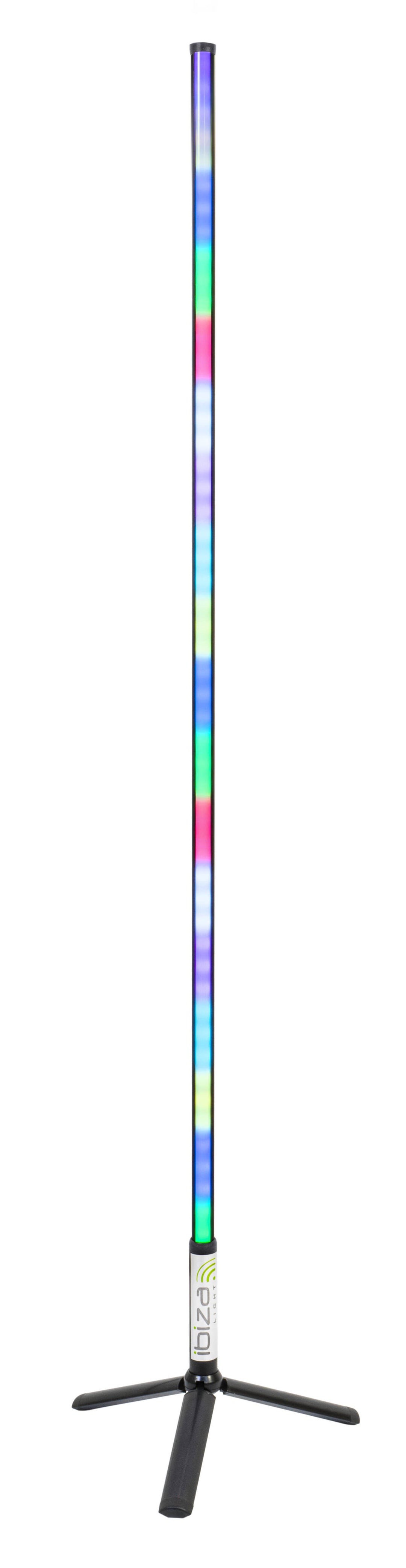 Ibiza Magic Color Stick RGB Lattialamppu (Musta)