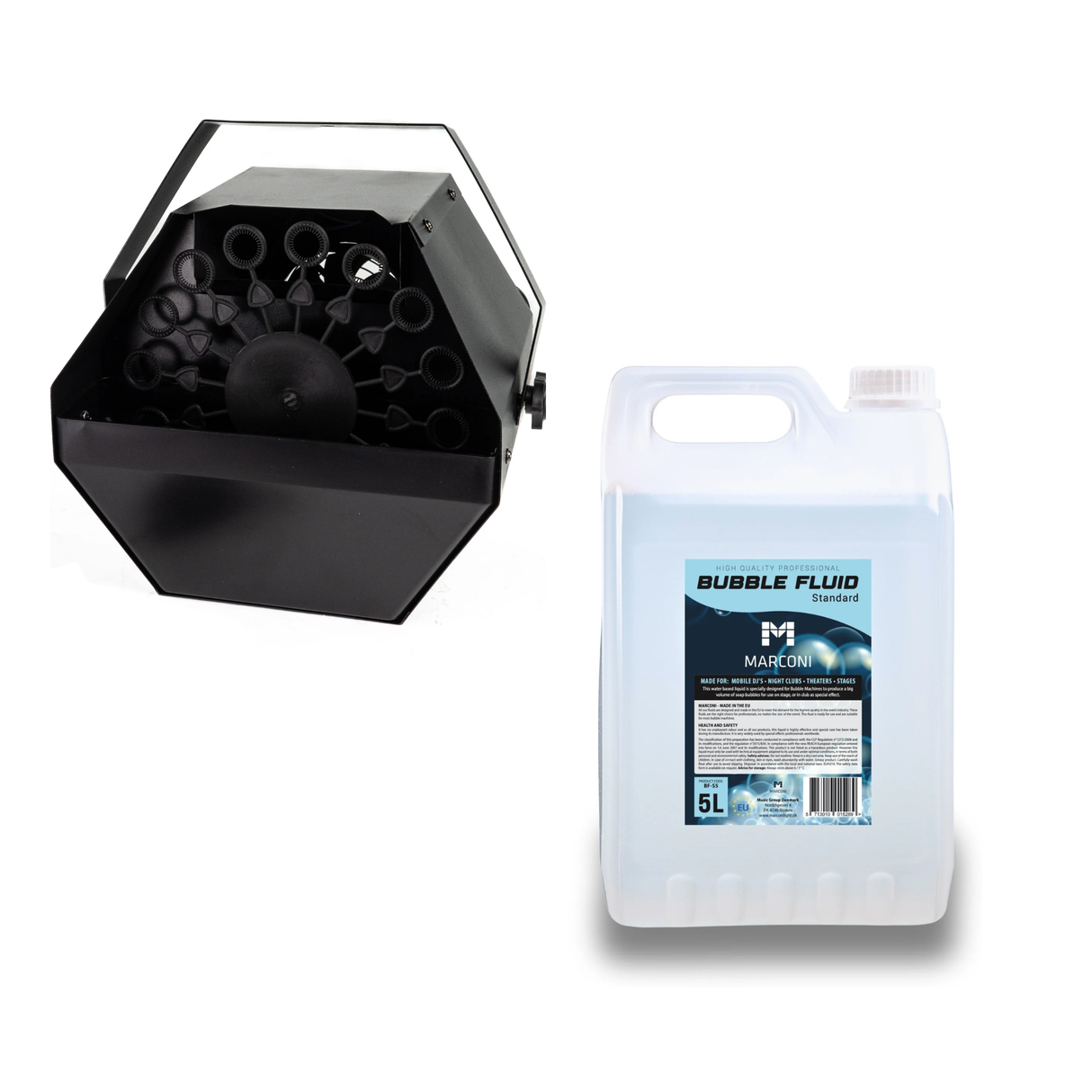 Marconi Batteridrevet Kuplakoneet (Sort) + Kuplanesteet