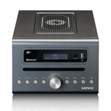 Lenco MC-175SI DAB+CD MP3-soitin (ruskea/hopea)