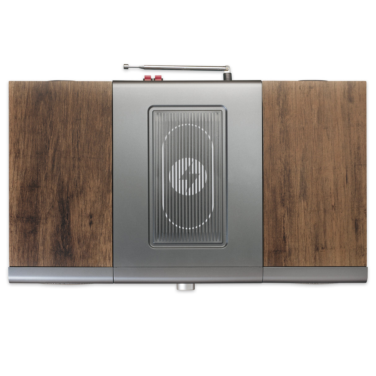 Lenco MC-175SI DAB+CD MP3-soitin (ruskea/hopea)