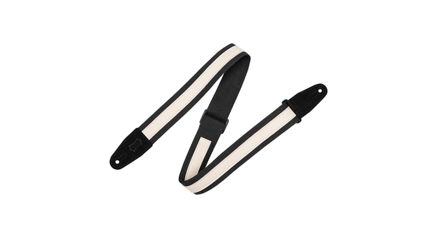 Levys MC2CG hihna 2", crm strip blk