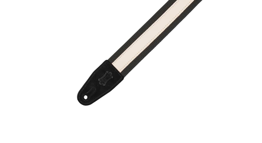 Levys MC2CG hihna 2", crm strip blk