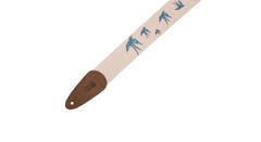 Levys MC8U kitarahihna 2", blue bird