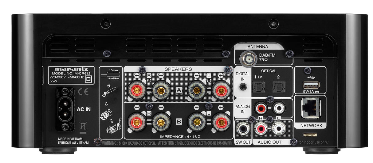 Marantz Melody X M-CR612 Mini System (musta)