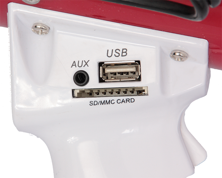 Megafoni 50W USB:llä ja SD-kortinlukijalla