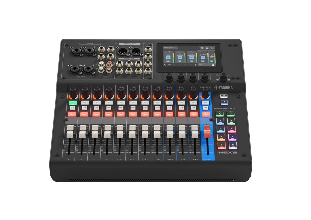 Yamaha MGX12 Digitaalinen mikseripöytä (Sort)