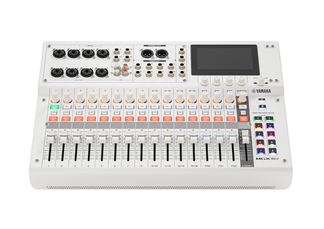 Yamaha MGX16V Digitaalinen miksaukonsoli (Hvid) - Video Version