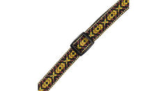 Levys MJ19UKE mandoliini- ja ukulelehihna 1/2", musta ja keltainen