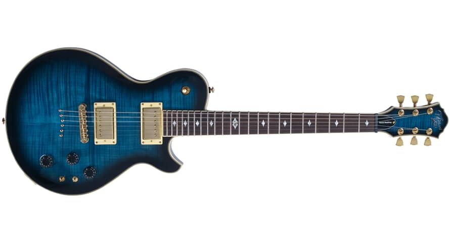 Michael Kelly Mod Shop Patriot Limited Duncan sähkökitara, Blue Burst