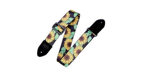 Levys MP2 kitarahihna 2", Sunflower