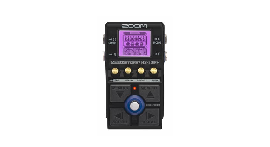Zoom MS-80IR+ MultiStomp vahvistinmallinnukset