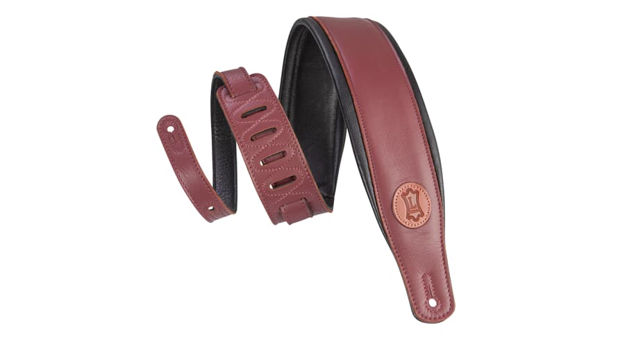 Levys MSS2 kitarahihna 3", bordeaux