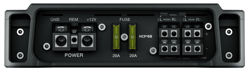 HERTZ HCP 4 4-Kanavainen Auto Vahvistin (4x95W)