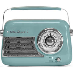 Madison Retro Radio Bluetoothilla ja FM:llä (Sininen)