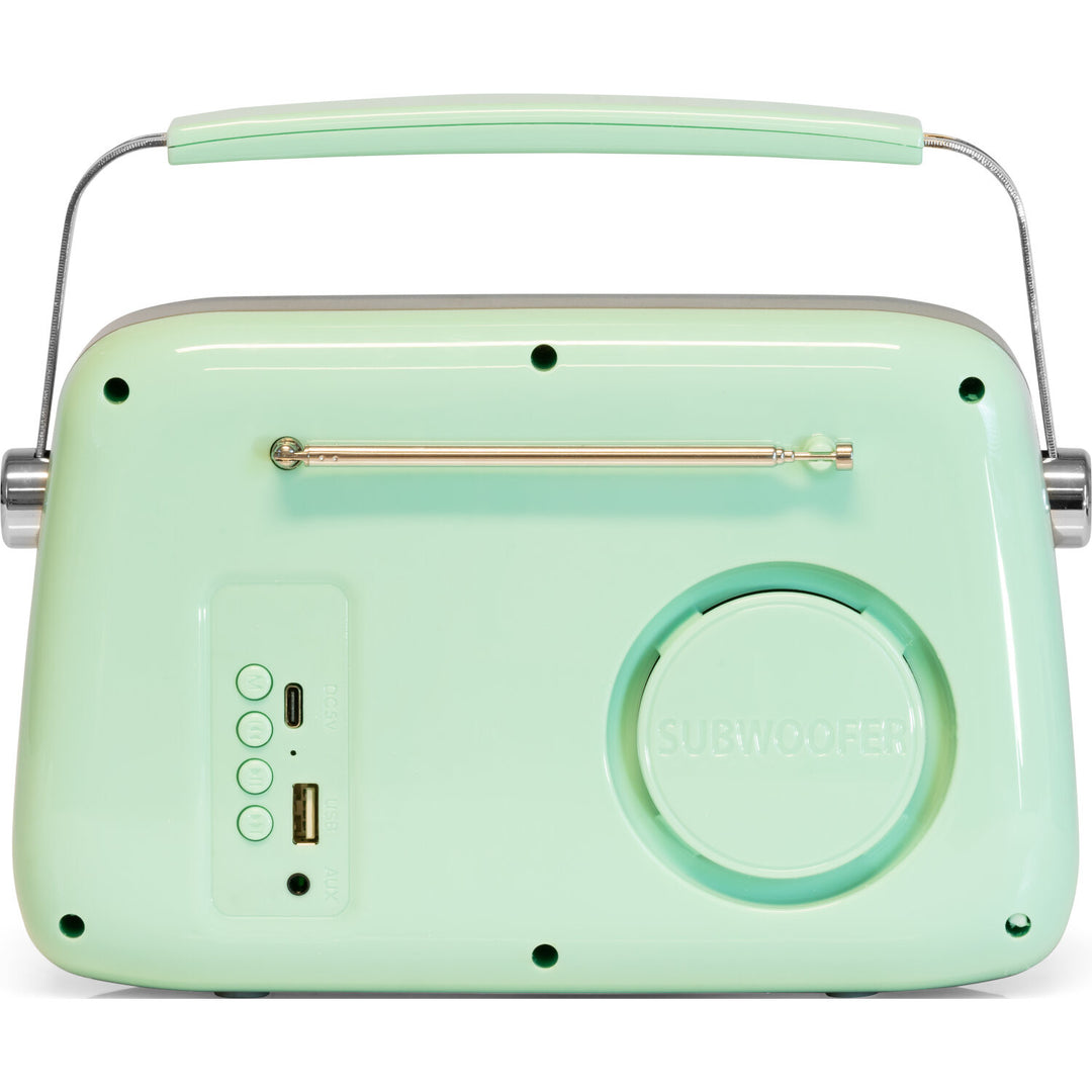 Madison Retro Radio Bluetoothilla ja FM:llä (Minttu)