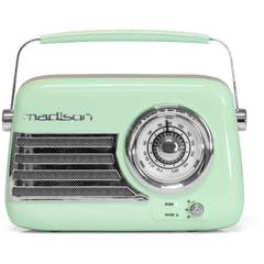 Madison Retro Radio Bluetoothilla ja FM:llä (Minttu)