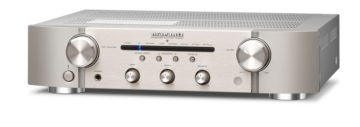 Marantz PM6007 HI-FI-vahvistin (hopea, 2x45W)