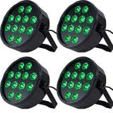 Marconi Polaris 12x12W RGBW Parlampe 4 stk. Bundle