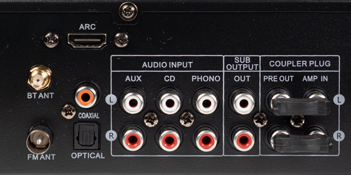 SoundMate Hi-Fi-vahvistin, jossa on Bluetooth (4x100W)