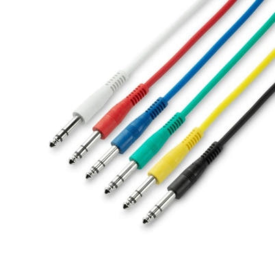 3 Star 6,3mm Jack Patchkaapelit 6-pak (120cm)
