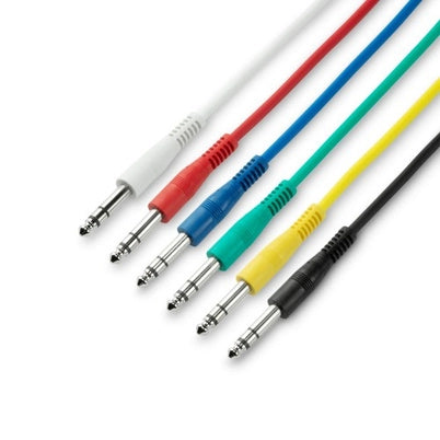 3 Star 6,3mm Jack Patchkaapelit 6-pak (120cm)