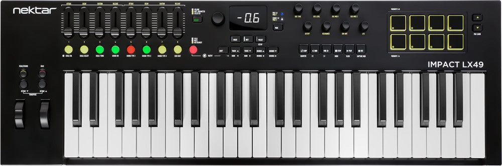 Nektar Impact LX49mk3 MIDI-koskettimet