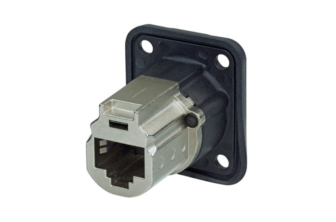 RJ45 CAT6A etherCON naaras chassi läpivienti, IP65