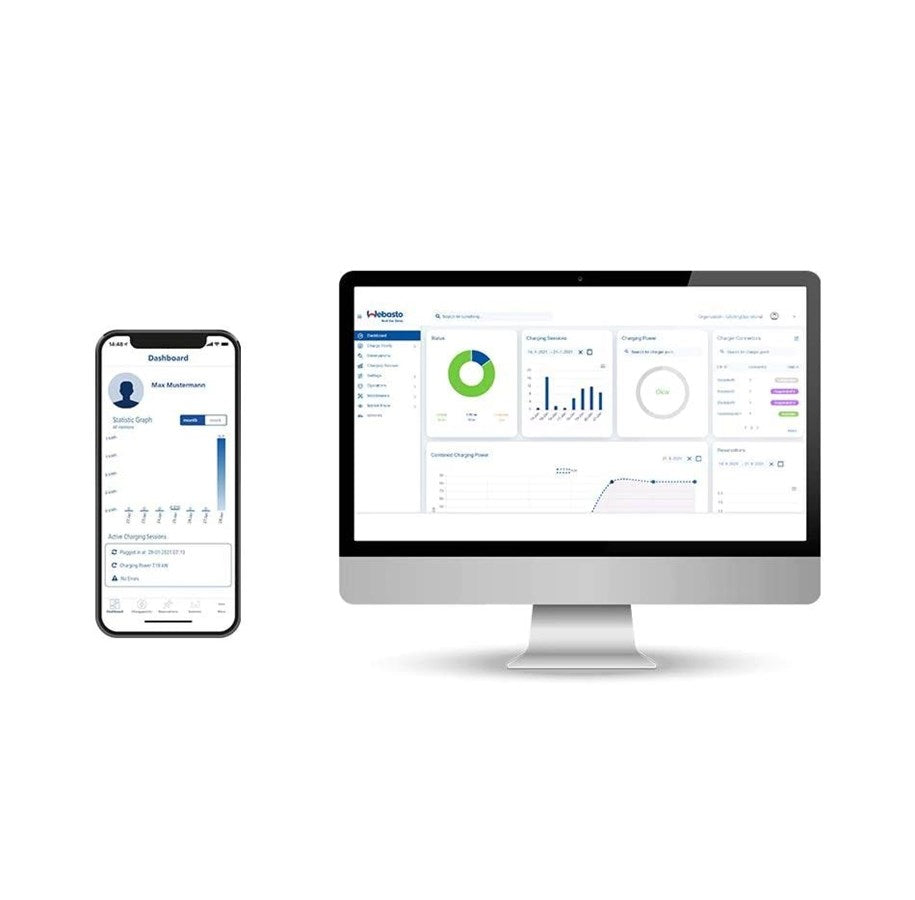 Webasto NEXT-latauslaatikko 11 kW Type 2 Sis. WiFi, mittari + sovellus (7m)