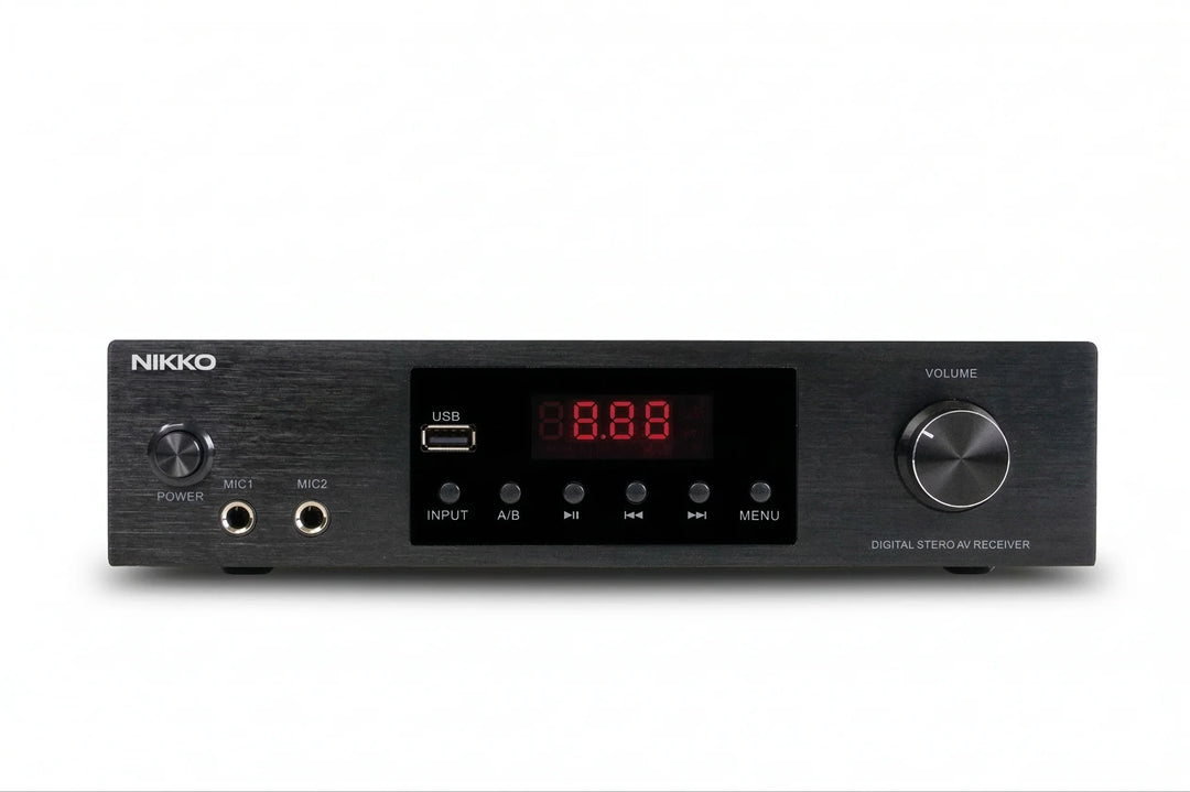 Nikko Active Hifi -järjestelmä ja vahvistin