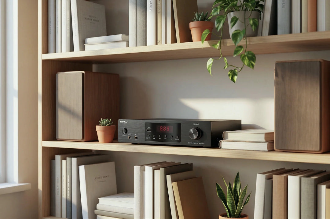 Nikko Active Hifi -järjestelmä ja vahvistin